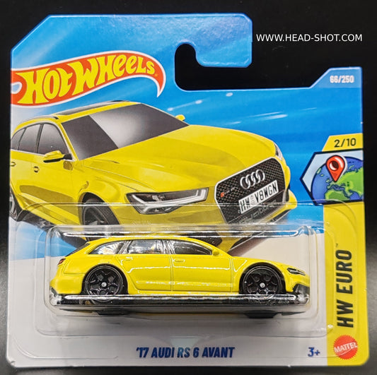 HOT WHEELS 17 AUDI RS 6 AVANT HW EURO 2/10  66/250