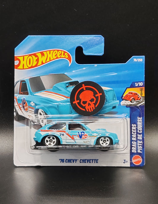 HOT WHEELS 76 CHEVY CHEVETTE DRAG RACERS 1/10 76/250