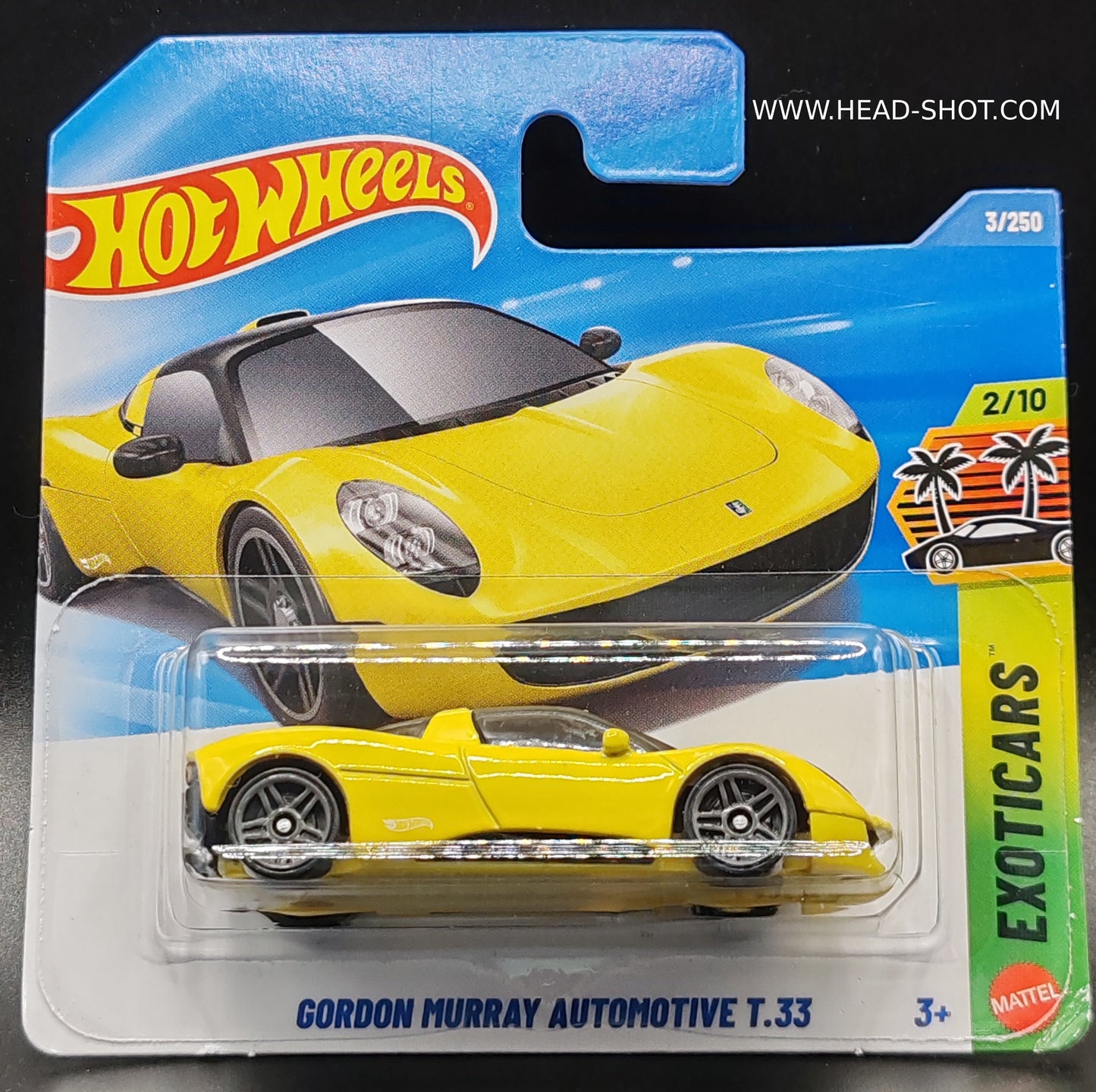 HOT WHEELS GORDON MURRAY AUTOMOTIVE T.33 EXOTICARS 2/10 3/350