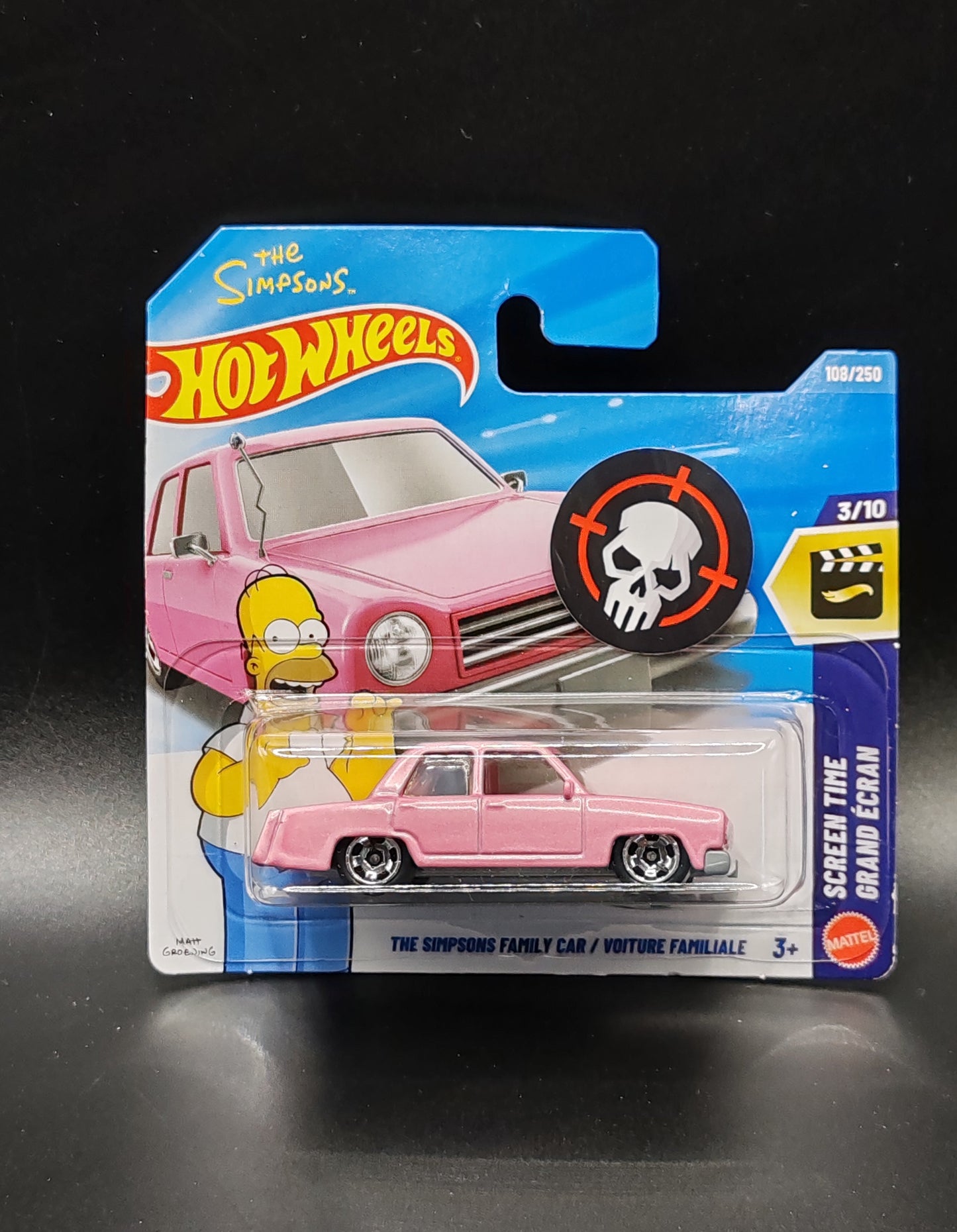 HOT WHEELS THE SIMPSONS FAMILY CAR SCREEN TIME 3/10 108/250