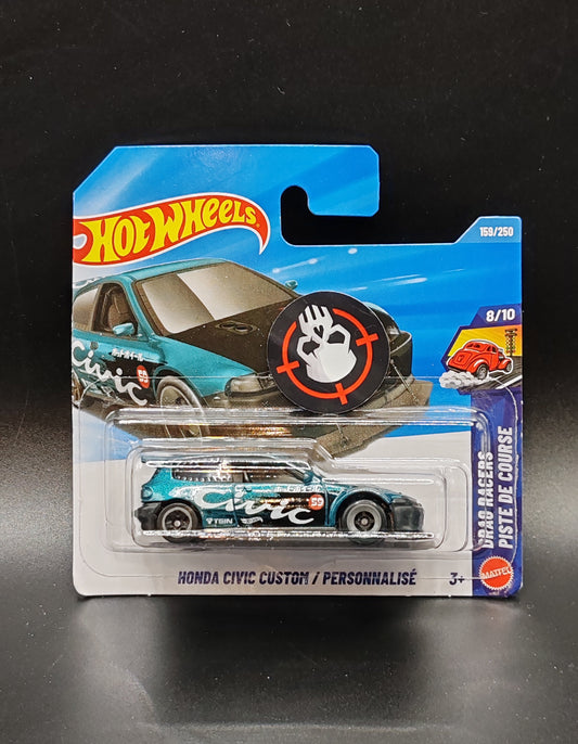 HOT WHEELS HONDA CIVIC CUSTOM DRAG RACERS 8/10 159/250