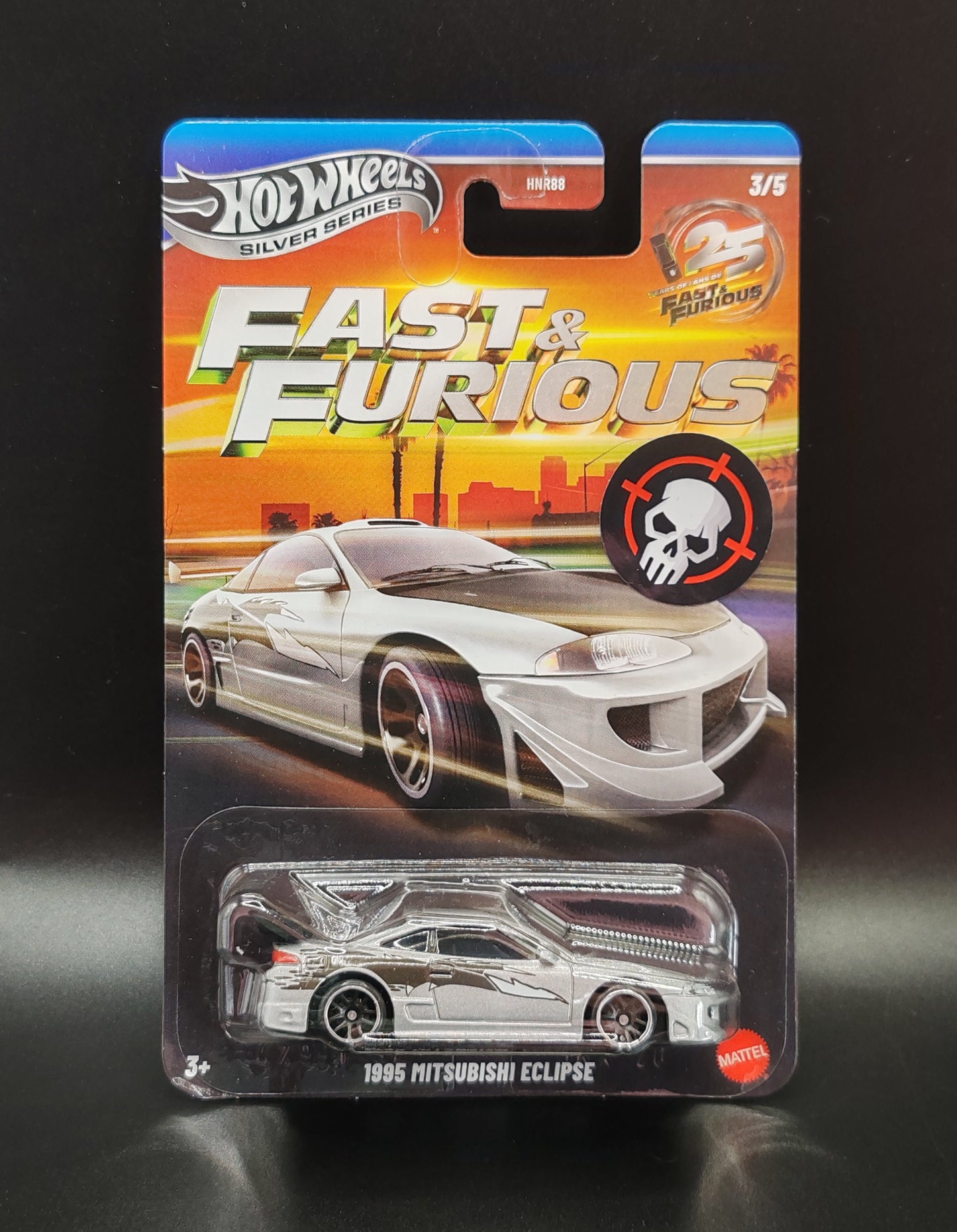 HOT WHEELS FAST & FURIOUS 1995 MITSUBISHI ECLIPSE 3/5