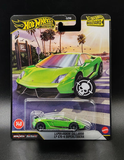 HOT WHEELS PREMIUM BOULEVARD LAMBORGHINI GALLARDO LP 570-4 SUPERLEGGERA