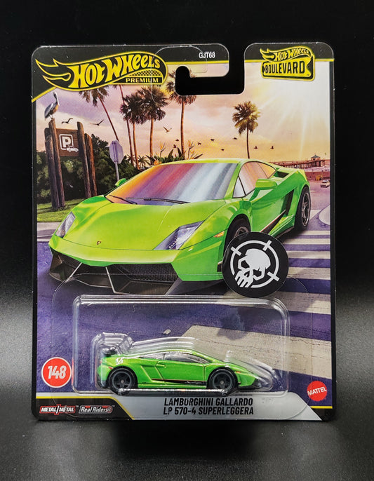 HOT WHEELS PREMIUM BOULEVARD LAMBORGHINI GALLARDO LP 570-4 SUPERLEGGERA