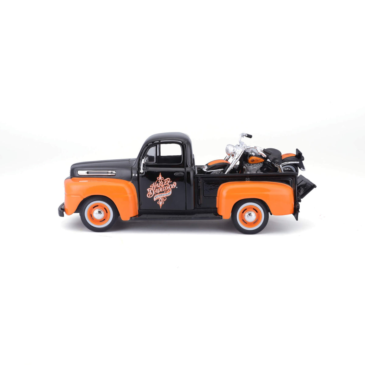 1:24 HARLEY DAVIDSON 1958 FORD F-1 PICKUP WITH 1958 FLH DUO GLIDE