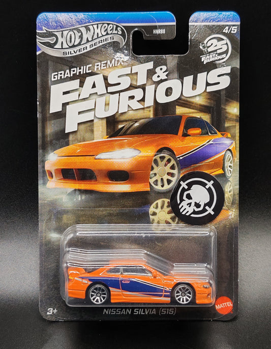 HOT WHEELS GRAPHIC REMIX FAST AND FURIOUS NISSAN SILVIA (S15) 4/5