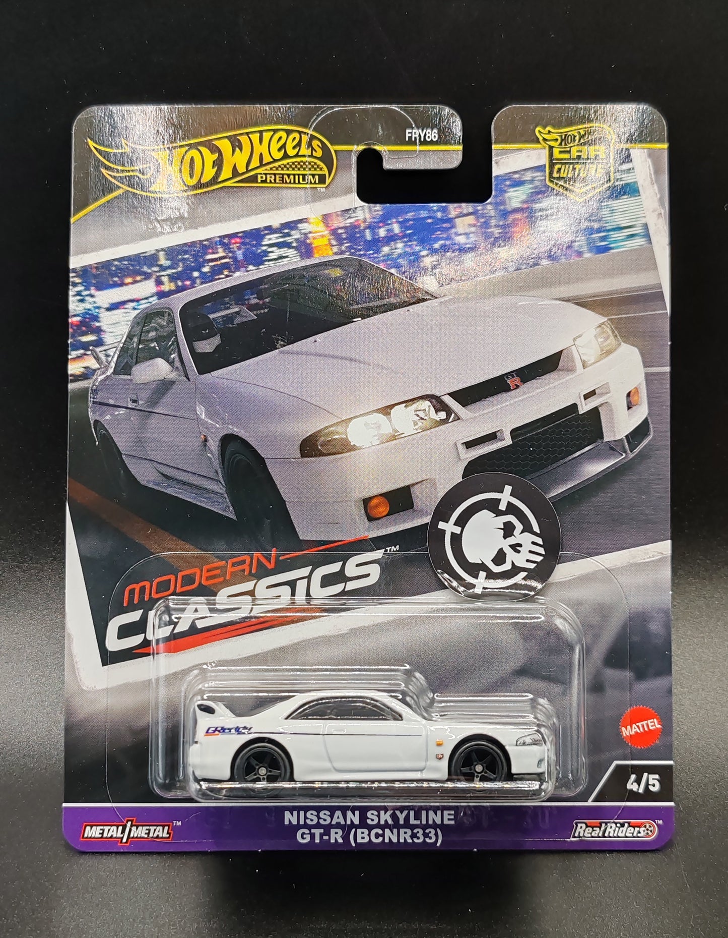 HOT WHEELS PREMIUM CAR CULTURE NISSAN SKYLINE GT-R (BCNR33) 4/5
