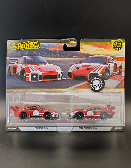 HOT WHEELS PREMIUM CAR CULTURE TWIN PACK PORSCHE 935 2018 PORSCHE 935