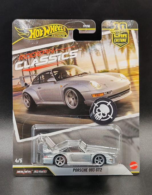 HOT WHEELS PREMIUM CAR CULTURE MODERN CLASSICS PORSCHE 993 GT2 4/5