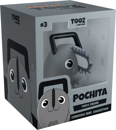 Youtooz Pochita Black & White - Chainsaw Man